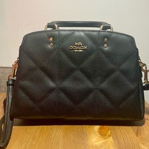Coach Mini Lillie Carryall, Black